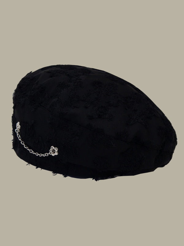 Original 4 Colors Mesh Chain Beret Hat