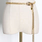 Punk Solid Color Geometry Metal Belt
