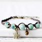 Original Handmade 4 Colors Ceramic Beads Alloy Starfish Bracelet