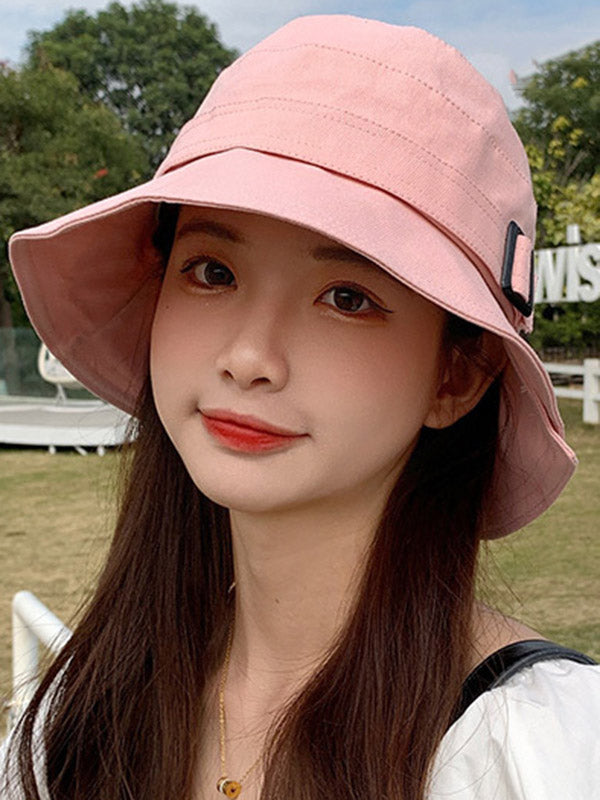 Original Solid Sun-Protection Bucket Hat