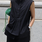 Original Loose Asymmetric Shirt Top
