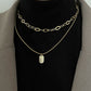 Stylish Punk Multi-Layered Sweater Chain Necklaces Accessories