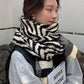 Zebra Printed Split-Joint Stylish Warm Scarf