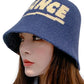 Leisure Letter Print Bucket Hat