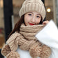 Original Solid Warm Knitting Hat&Scarf Set