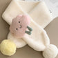 Original 5 Colors Kids Cartoon Clouds Warm Scarf