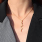Statement Solid Color Snake Shape Necklace Accessories