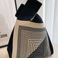 Casual Knitting Printed Bags Accessories Handbags