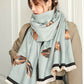 Urban Imitated Cashmere Feather Printed Shawl&Scarf