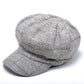 Personality Striped&Plaid Beret Hat