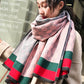Floral Imitation Cashmere Thickened Long Shawl