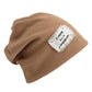 Simple Casual Cool Letter Applique Solid Color Knitting Hat