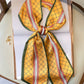 Leisure Fashion Geometry Simple Silk Scarf
