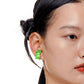 Ruffled Metal Ring/Ear Clip Dual Use Open Ring