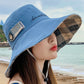 Original Plaid&Letter Print Sun-Protection Bucket Hat