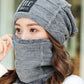Winter Knitting Scarf&Hat Two Pieces Set