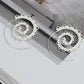 Retro Alloy Heliciform Hollow Earrings