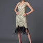 Plus Size Vintage Sequin Tassel Party Evening Dress Style 8