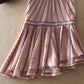 Pink Plus Size High Quality Short Sleeve Mesh Embroidery Dress