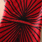 Red Plus Size High Quality Half Sleeve Mesh Embroidery Dress