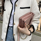French Crew Neck Single Breasted Loose Multi-pocket Short Jacket