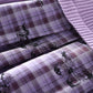 Fashion Purple Long Sleeve Knit Panel Butterfly Sweater Dress