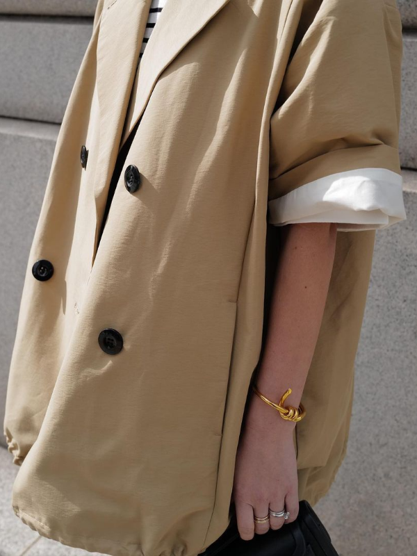 Fashion Casual Half Sleeve Blazer Outwear