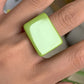 Original Stylish Resin 8 Colors Geometric Ring