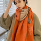 Vintage Floral Jacquard Shawl&Scarf