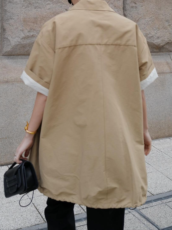 Fashion Casual Half Sleeve Blazer Outwear