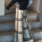 Casual Loose Wide Leg Checkered Drawstring Pants