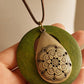 Retro Roundness Wood Necklace
