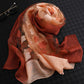Original Floral Sun-Protection Silk Scarf