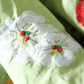 Cotton Linen Embroidered V-Neck Dress