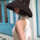 Casual Solid Sun-Protection Large Wide Brim Bucket Hat