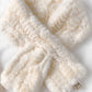 Stylish Warm Imitation Rabbit Wool Solid Color Scarf