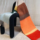 Casual Colorful Tasseled Split-Joint Shawl Scarf