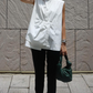 Original Loose Asymmetric Shirt Top