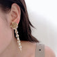 Fashion Floral Tasseled Long Earrings