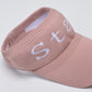 Solid Color Letter Print Breathable Sports Sun Protection Hat