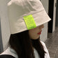 Hip-Hop Stylish Letter Split-Joint Fisherman Hat