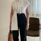 Original Slit Sleeveless Shirt Top