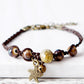 Original Handmade 4 Colors Ceramic Beads Alloy Starfish Bracelet