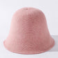 Original Solid Knitting Bucket Hat