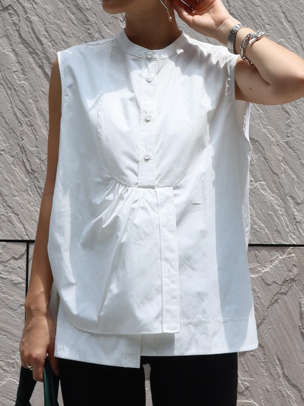 Original Loose Asymmetric Shirt Top