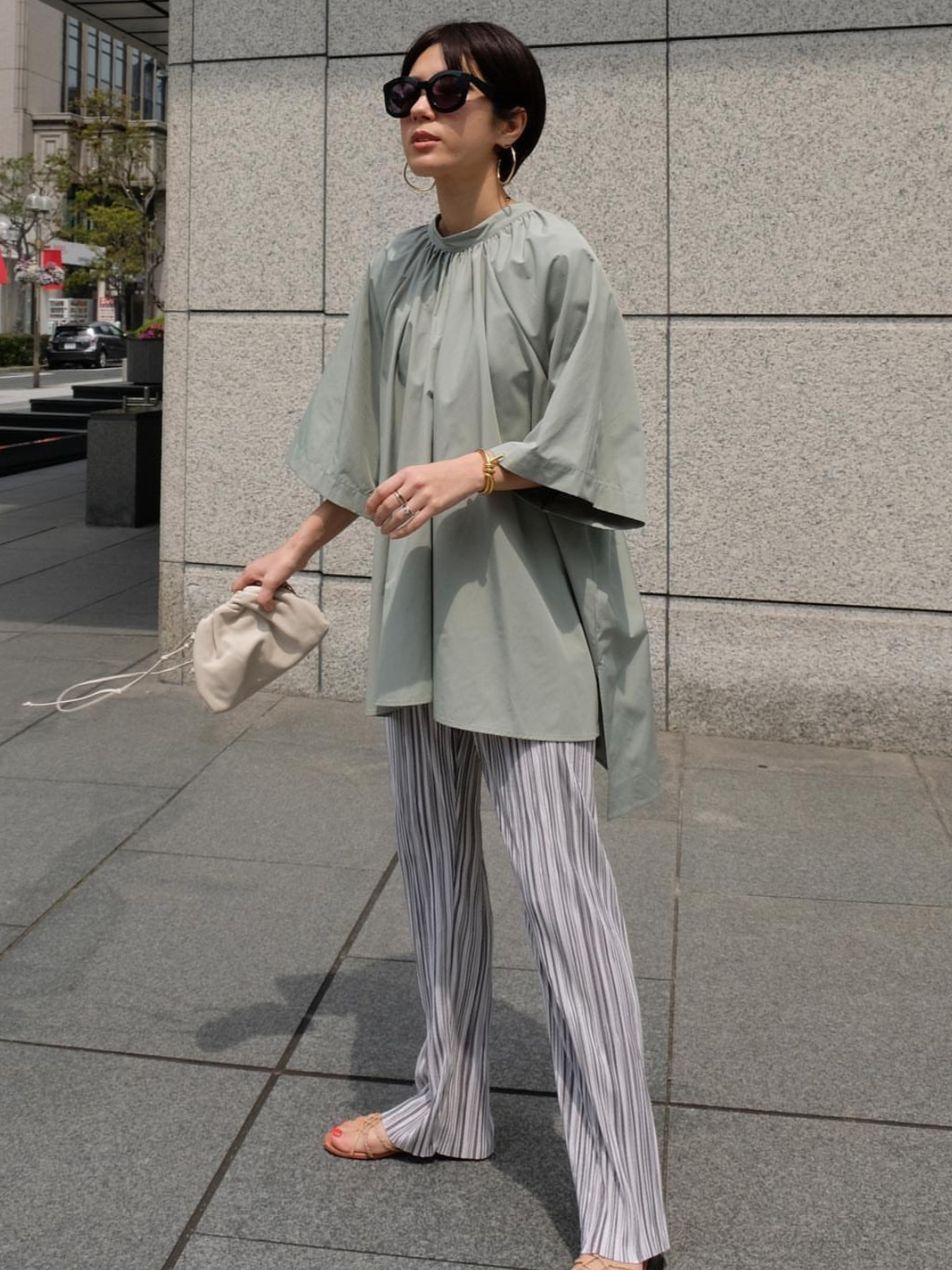 Vintage Loose Backless Shirt Top