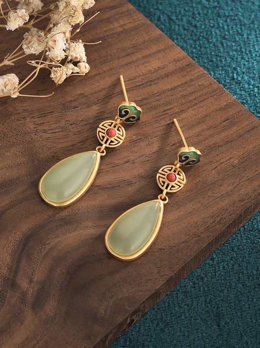 Vintage Multi-Colored Earrings Accessories
