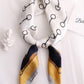 Vintage Geometry Printed Sun-Protection Silk Scarf