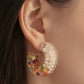 Original Colorful Stone Resin Earrings