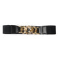 Stylish Black&Red Braided Chain Elasticity Hip-Hop Waist Belt